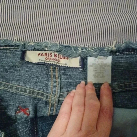 💙🌹denim skirt with slit in front - Picture 8 of 9